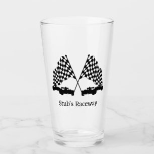 Rennwagen Silber Persönlich  Glas