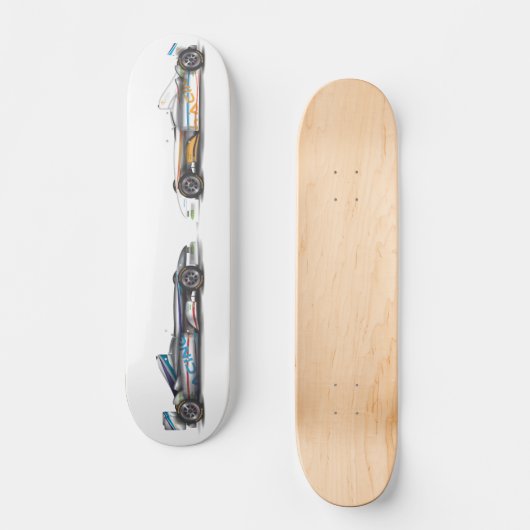 Rennwagen Skateboard (Vorderseite)