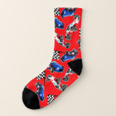 Rennwagen Socken (Links - Außen)