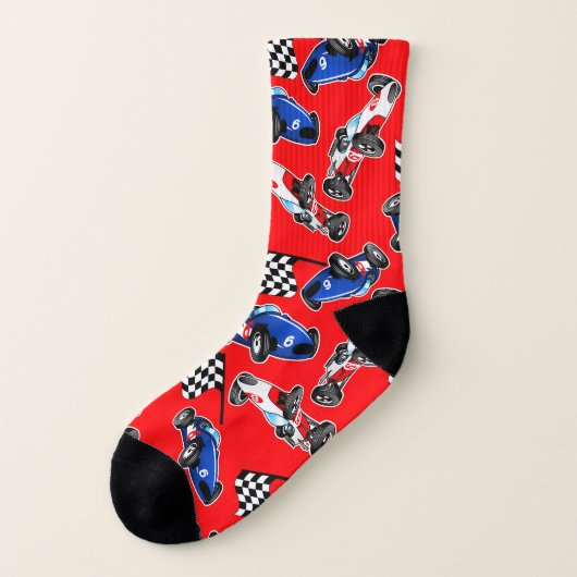 Rennwagen Socken (Links - Außen)