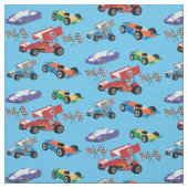 Rennwagen Stoff (Muster)