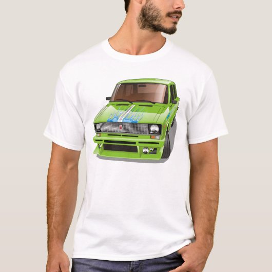 Rennwagen T-Shirt (Vorderseite)