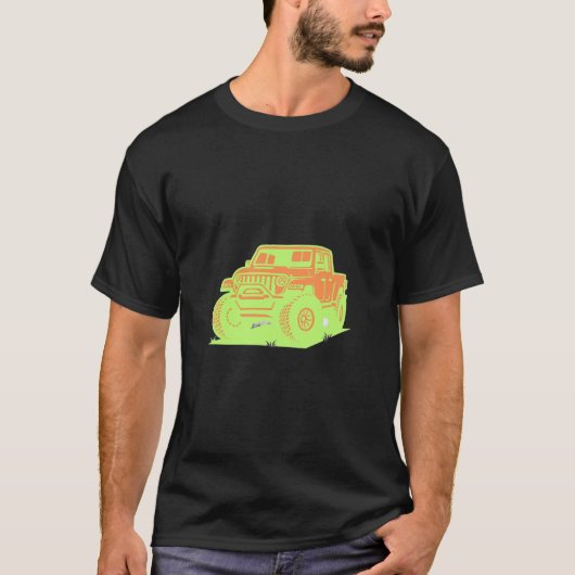Rennwagen T-Shirt (Vorderseite)