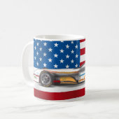 Rennwagen USA Kaffeetasse (Vorderseite Links)
