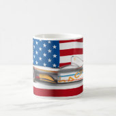 Rennwagen USA Kaffeetasse (Mittel)