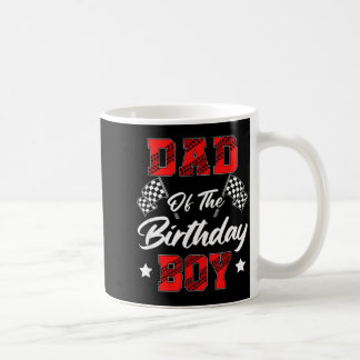 Rennwagen-Vater des Geburtstagsjungen Rennfamilie  Kaffeetasse
