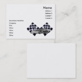 Rennwagen-Visitenkarte Visitenkarte (Vorne/Hinten)