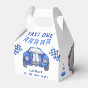Rennwagen zum ersten Geburtstag  Geschenkschachtel