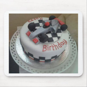 Rennwagen zum Geburtstag Mousepad