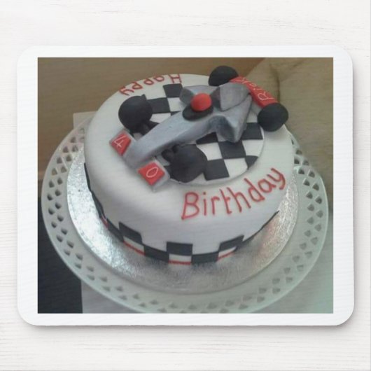 Rennwagen zum Geburtstag Mousepad (Vorne)