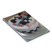 Rennwagen zum Geburtstag Notizblock (Rechte Seite)