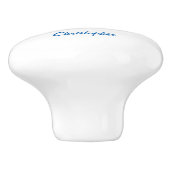 Rennwagendesign Keramikknauf (Seitenansicht)