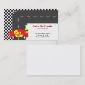 Rennwagenfahrer Visitenkarte (Vorne/Hinten)