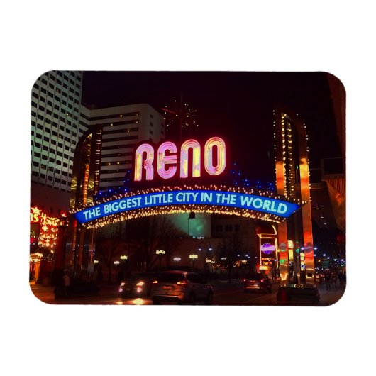 Reno Arch Sign #1 Magnet (Horizontal)
