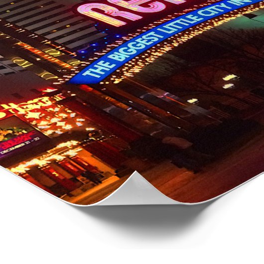 Reno Arch Sign #1 Poster (Ecke)