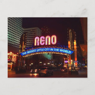 Reno Arch Sign #1 Postkarte