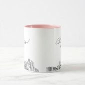 Reno Arch Skyline Personalisierte Hochzeitscoffee  Tasse (Zentrum)