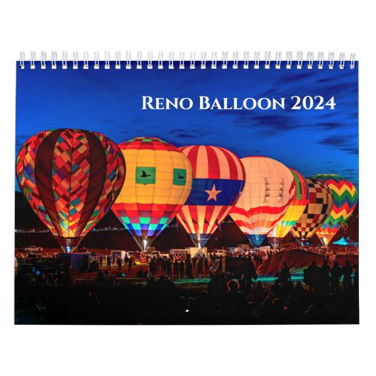 Reno Balloon 2024 Kalender (Titelbild)