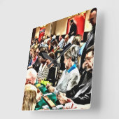 RENO CRIBBAGE CLOCK QUADRATISCHE WANDUHR (Winkel)