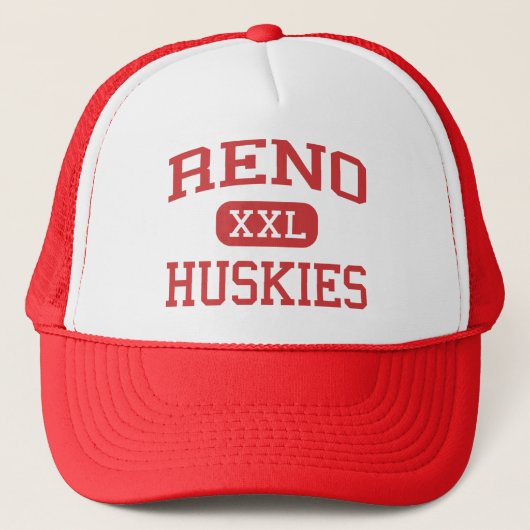 Reno - Huskies - Highschool Reno - Reno Nevada Truckerkappe (Vorderseite)