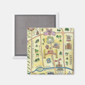 Reno Map Magnet (Vorderseite/Rückseite)