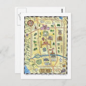 Reno Map Postkarte (Vorne/Hinten)