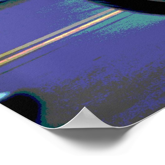 Reno Motorrad Policeman Poster (Ecke)