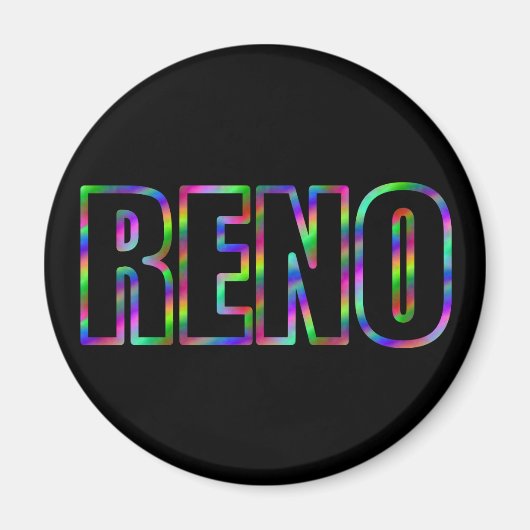RENO Neon Magnet (Vorne)