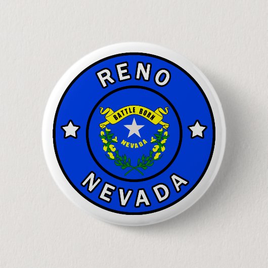 Reno Nevada Button (Vorderseite)