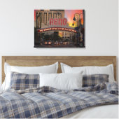 Reno, Nevada, Impressionismus Art Canvas Print Leinwanddruck (Insitu (Schlafzimmer))