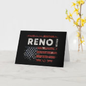 Reno Nevada Karte (Gelbe Blume)