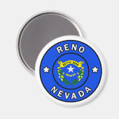 Reno Nevada Magnet (Vorderseite/Rückseite)