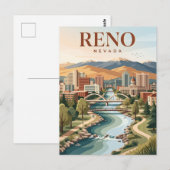Reno Nevada Postkarte (Vorne/Hinten)