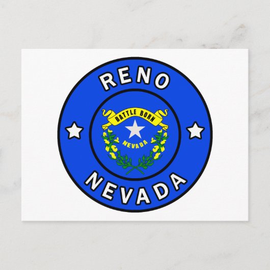 Reno Nevada Postkarte (Vorderseite)