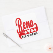 Reno Nevada Quadratischer Aufkleber (Umschlag)