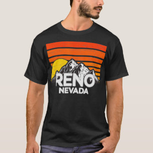 Reno Nevada Retro Vintager Sonnenuntergang  T-Shirt