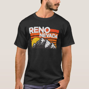 Reno Nevada Retro Vintages Gebirge T-Shirt
