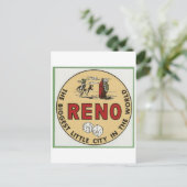 RENO NEVADA REVEL POSTCARD POSTKARTE (Stehend Vorderseite)