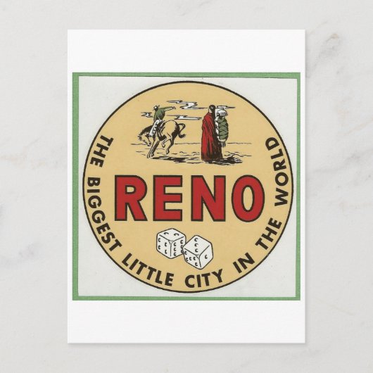 RENO NEVADA REVEL POSTCARD POSTKARTE (Vorderseite)