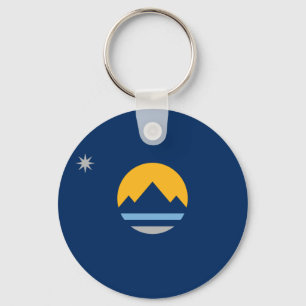 Reno (Nevada) Schlüsselanhänger der Stadtflagge