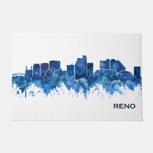 Reno Nevada Skyline Blue Fußmatte