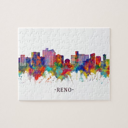 Reno Nevada Skyline Puzzle (Horizontal)
