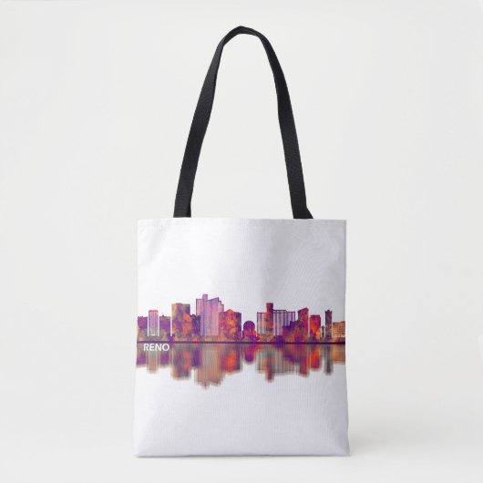 Reno Nevada Skyline Tasche (Vorderseite)