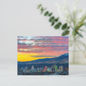 Reno Nevada Sunset Postcard Postkarte (Stehend Vorderseite)