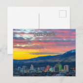 Reno Nevada Sunset Postcard Postkarte (Vorne/Hinten)