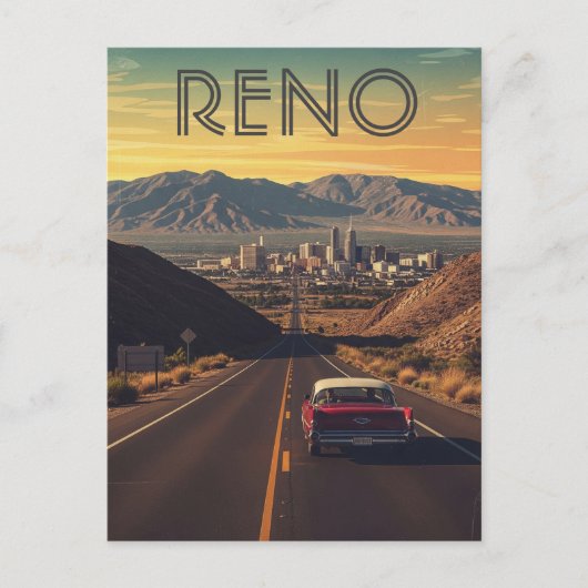 Reno Nevada Travel Postkarte (Vorderseite)