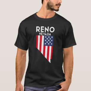 Reno Nevada USA Staat America Travel Nevadan T-Shirt
