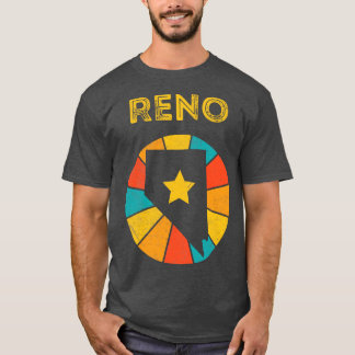 Reno Nevada Vintag geschwächte Souvenir 1 T-Shirt