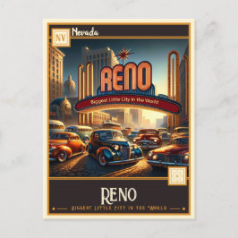 Reno Nevada | VINTAG Postkarte