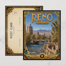 Reno Nevada Vintage Art Deco Golden Age